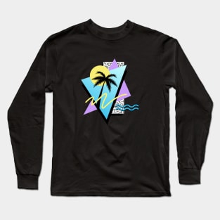 Memphis Pattern 25 / 80s Retro Long Sleeve T-Shirt